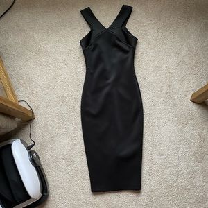 Ted Baker Black Dress Silk / Satin Size 1
